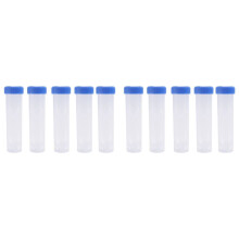 10PCS 50 Ml Centrifugeuse En Plastique Tube A Essai Contenant Flacon Autoportante Bouchon A Vis