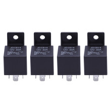 4X 12V Bici da Diporto del Motociclo 'Automobile del Relè 'Affissione A 5 Pin del Commutatore di Volt 40A Amp