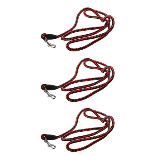 3X Artificial Leather Braid Dog Leash - S 1