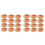 24 Pack Plastic Oval Basket, Empty Bread Basket Food Storage Basket Bulk,Plastic Wicker Baskets Bin for Kitchen Serving 1