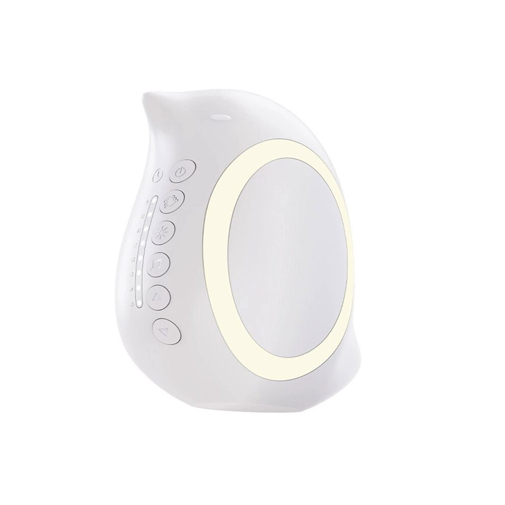Automatic Baby Stroller Rocker Infant Swing Sleep Soother With Noise Baby Shaker Sleep Aid Device White