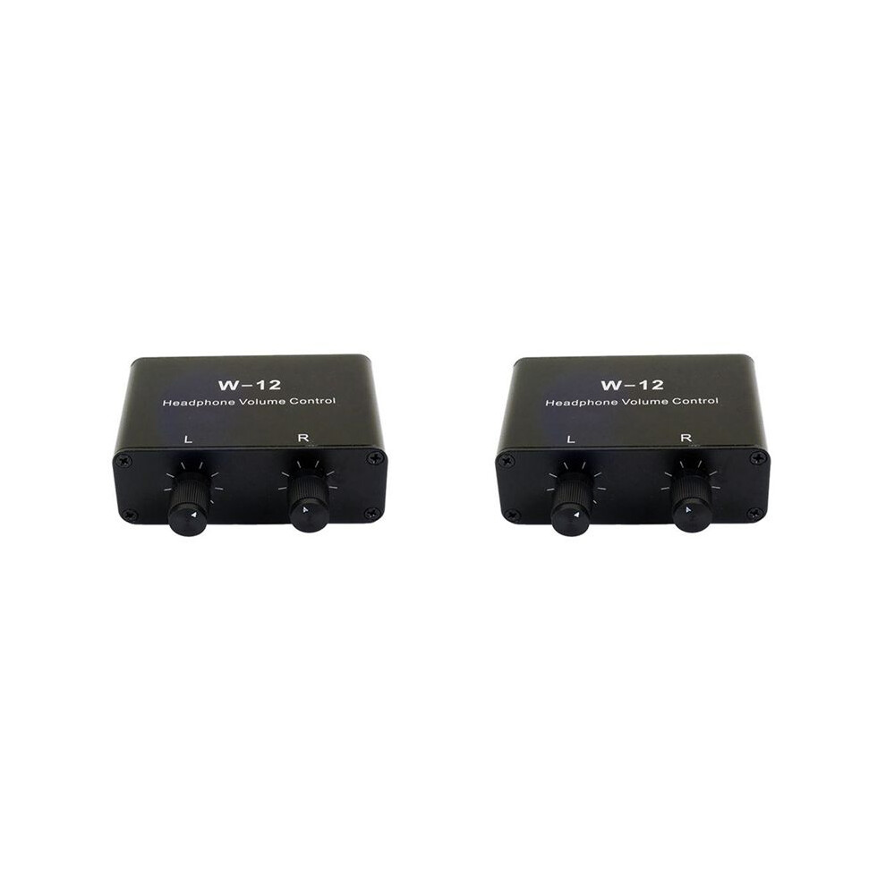 2X Sound Controller Headphone Volume Control 3.5Mm + 6.35Mm Stereo Volume Controller Adjustment For Left And Right 4713332011984