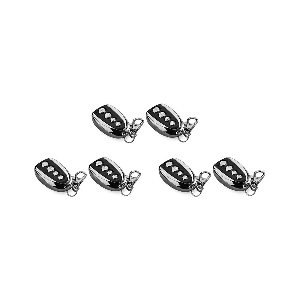 6Pcs 433.92Mhz Universal Remote Control For Garage Doors And Gates 4-Button Keychain Duplicator Garage Door Opener 4712844121082