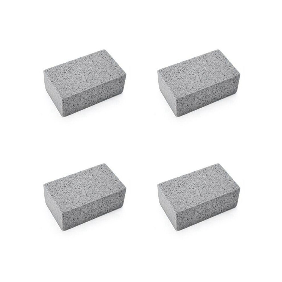 4X Bbq Grill Cleaning Brush Brick Block Barbecue Cleaning Stone Pumice Brick For Barbecue Rack Outdoor Kitchen Bbq Tools 4711177228222