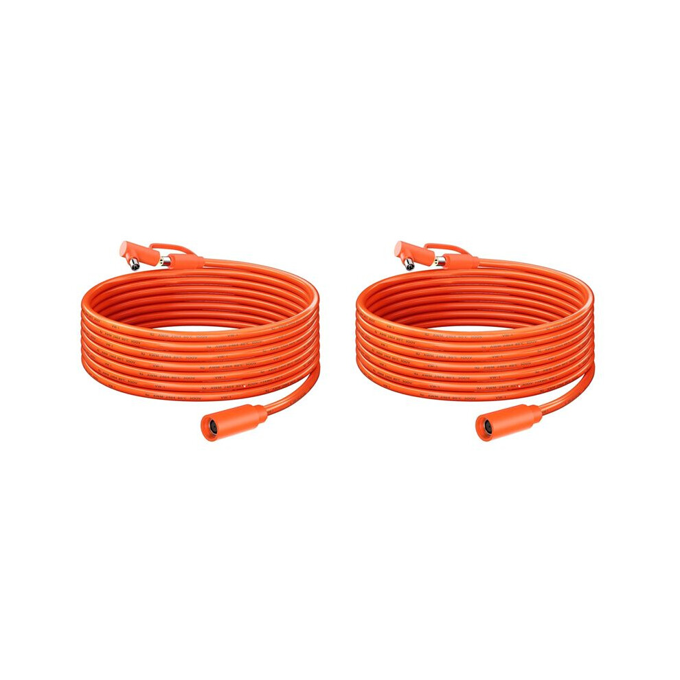 2X 12Awg Extension Cable For Solar Generators 8Mm Female To Male Dc7909 Solar Panel Cable With Dc8020 A 4712975303562