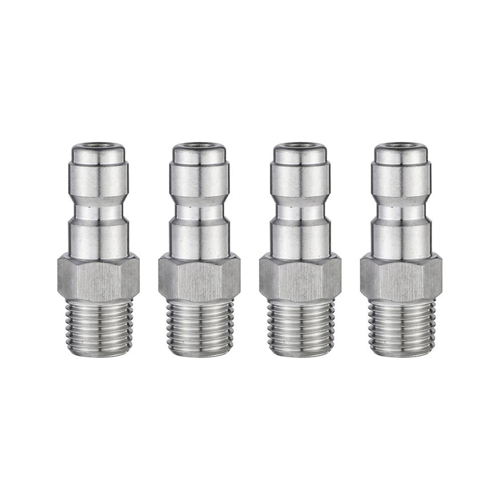 4X Pressure Washer Snow Foam Quick Plug Connector 1/4 Inch To Spray-Gun Wand Lance Adapter Quick Disconnect 6032982473606