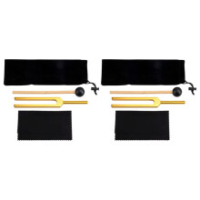 2X 432 Hz Stimmgabel für Heilende Klangheiltherapie und Yoga, 423 Hz Stimmgabel Aus Aluminiumlegierung, Gold