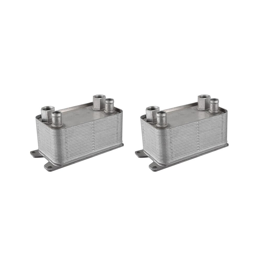 2X Tractor Parts Oil Cooler For Backhoe 210 310 315 325 410 Series At318085 At349656 4713648944785