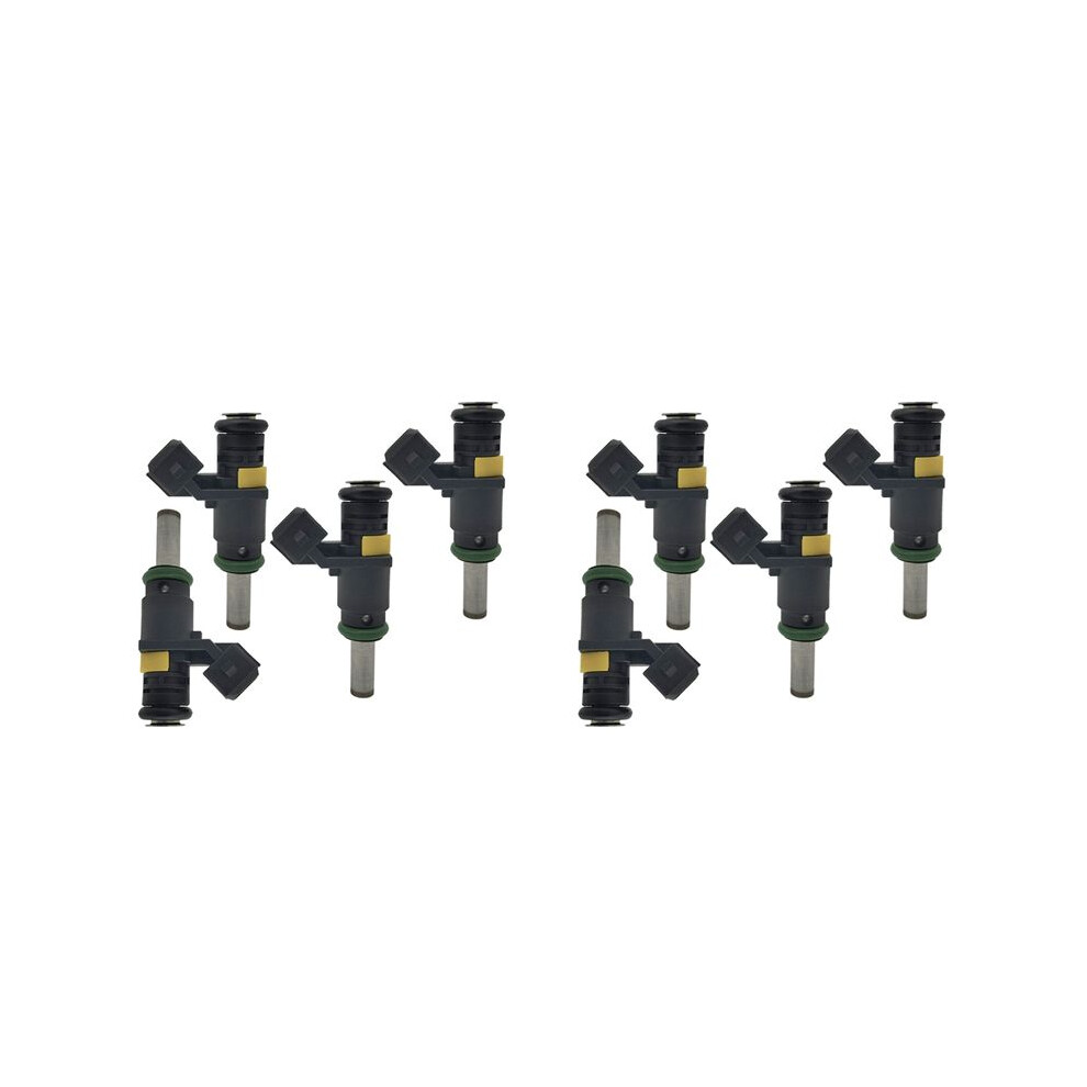 8Pcs Engine Fuel Injector 39-N041 8M6002428 For Mercury Outboard 90Hp 150Hp 4-Stroke Black 4713648987768