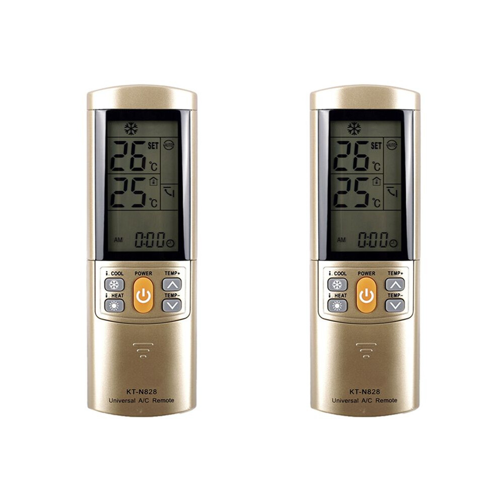 2X Kt-N828 Universal Ac Remote Control Conditioner Remote Control Kt-N828 - Efficient Replacement Remote 4711177299765