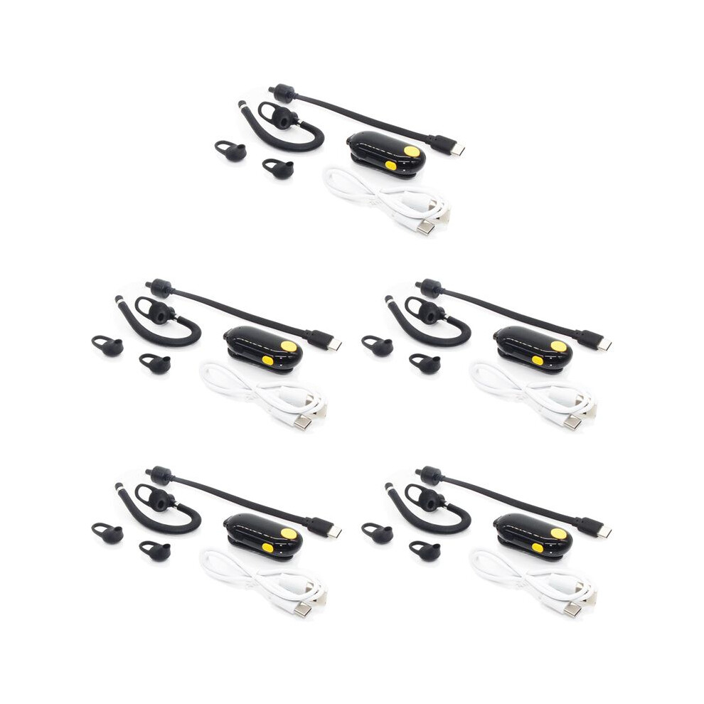 5X Uhf 400-470Mhz 0.5W Walkie Talkie Ear Hanging Two Way Radio Model Ear Hanging 4713589737736