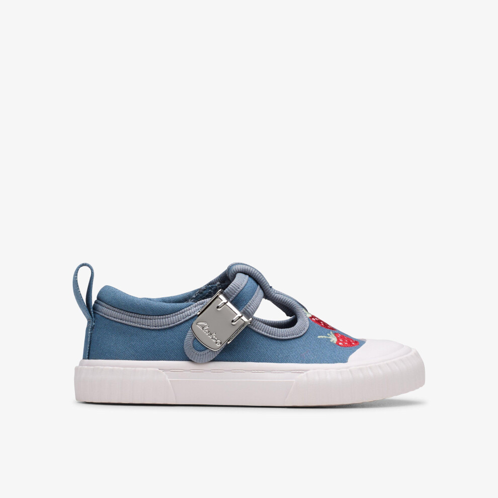 Clarks (Fit Type[Shoes], Shoe Size) Foxingberry T. Blue Canvas