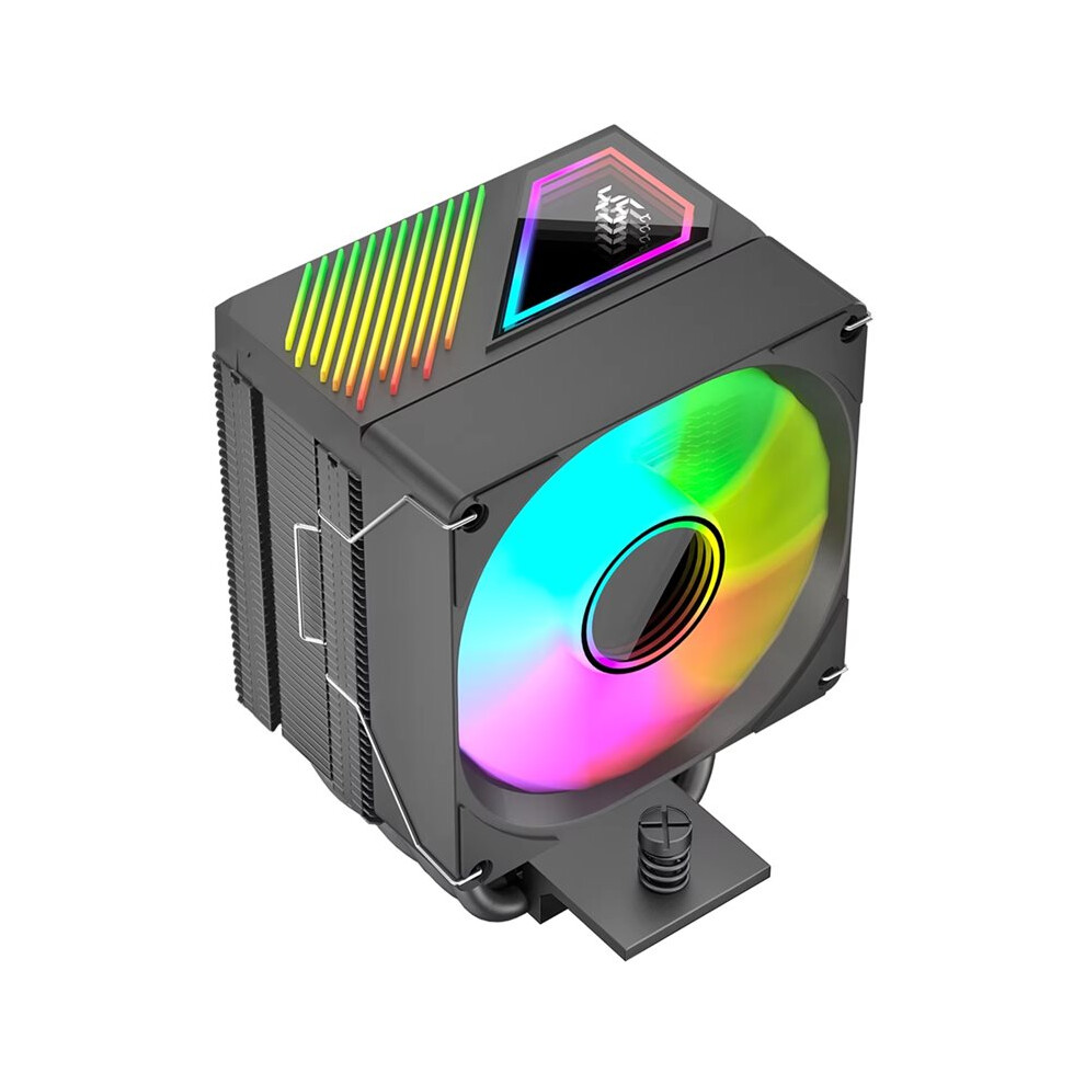 Mn600 5V 3Pin Computer Chassis Fan 90Mm Argb Pwm 4Pin Quiet Cooling Fan 800-1800Rpm Cpu Cooler Fans Air Radiator Black 4713534881736