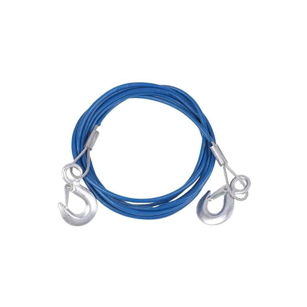 Car Tow Rope Auto Pull Roped Steel Wire Tow Ropd Traction Roping Trailer Pulls Rope With Hooks Car Emergency Tool A 4712369589244