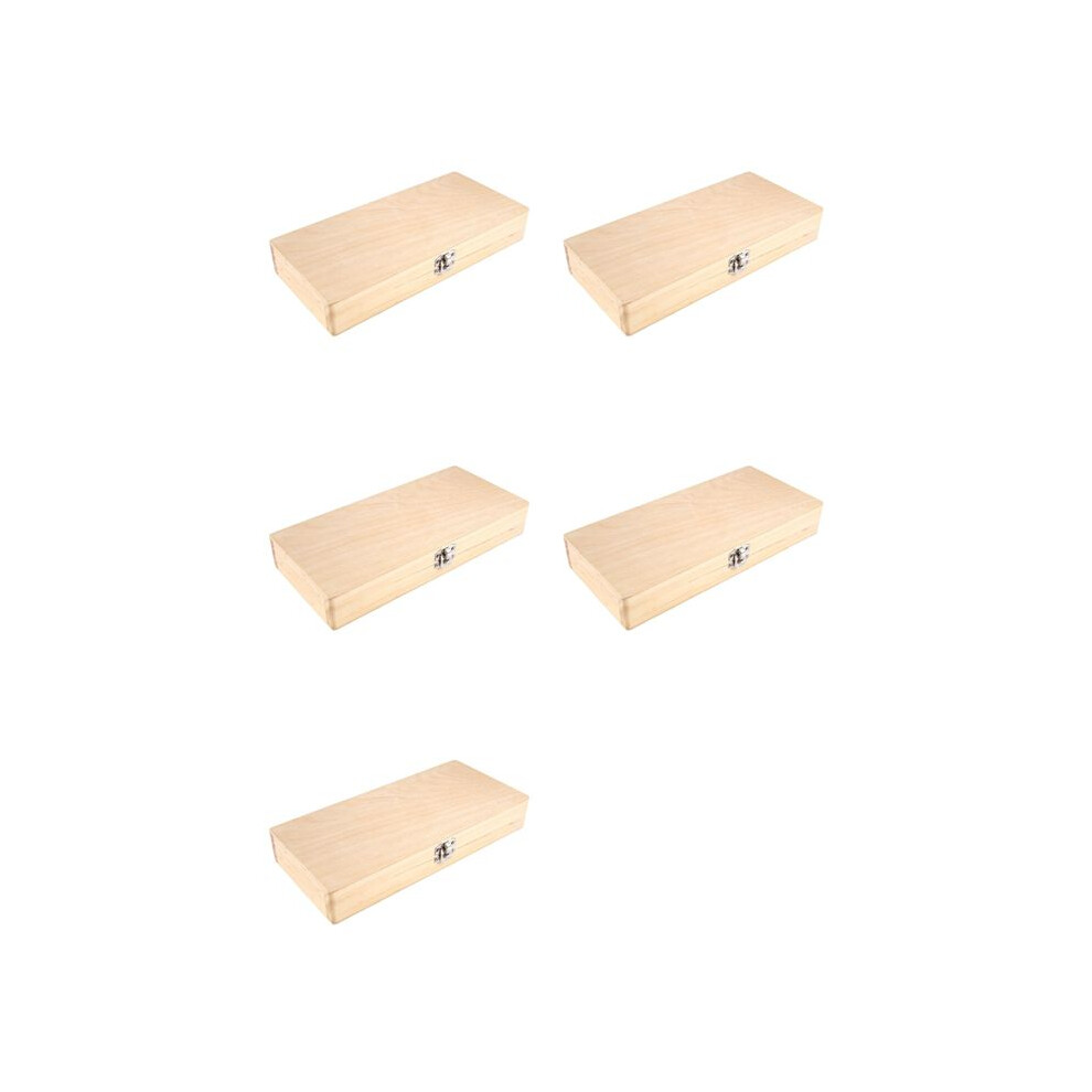 5X Wooden Slide Storage Box, Holds 50 Slides, Microscope Slide Box-image-OPC-PTRFG5Q-NEW