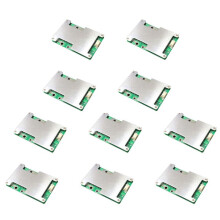 10St 4S 12V 100A BMS LiFePo4 Litiumjärnfosfatbatteriskyddskretskort med Balanserad Laddning