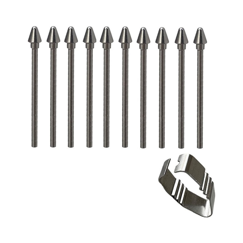 10Pcs Metal Stylus Pen Nibs Replace For Tab S11/S11 Ultra With Pen Clip 4711464420407
