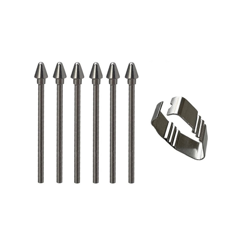 6Pcs Metal Stylus Pen Nibs Replace For Tab S11/S11 Ultra With Pen Clip 4714039234171