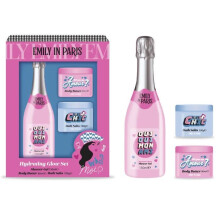 Emily In Paris Gift Set Shimmer Shower Gel 150ml + Body Butter 80ml + Bath Salt 80g