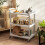 Homcom Carrito Auxiliar Blanco 88 x 44 x 93 cm 5