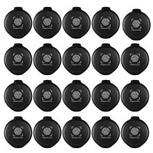 20 Pcs Fingerprint Fingerprint Ink Pad  Black Stamp Ink Pad Notary Supplies Identification Security ID Fingerprint