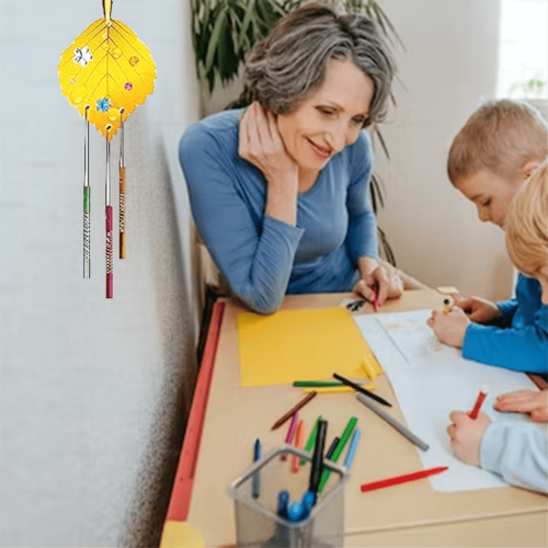 Esdoornblad windgong knutselset voor kinderen 2