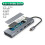 Eight in 1 USB HUB with Disk Storage Function M.2 SSD NVMe  Type-C to -Compatible USB C Dock Station for Laptop 8