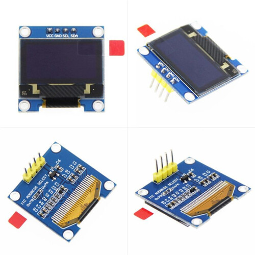 For Raspberry Pi 0.96 Inch OLED I2C SSD 4Pin Module SSD1306 LCD Screen Display CPU Temperature for  STM32 1
