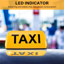 12V Waterproof Top Sign Magnetic Meter Cab Lamp Light LED TAXI Signal Lamp - Yellow