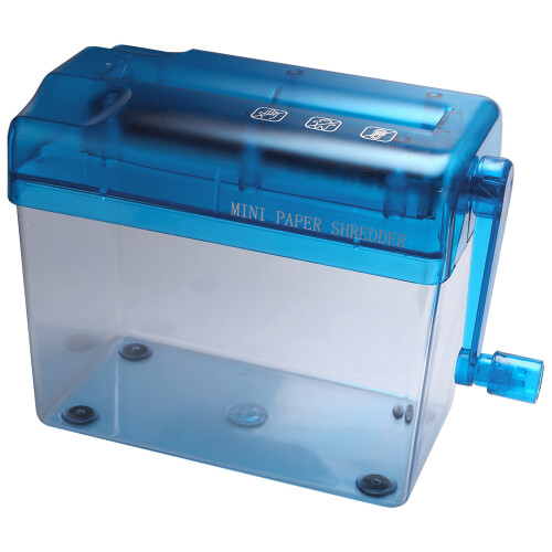 A6  Manual Shredder Desktop Hand Crank Shredder