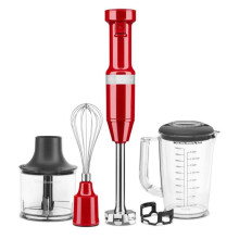 KitchenAid Frullatore ad Immersione 5KHBV83EER 180W Rosso Imperiale con Accessori 1L