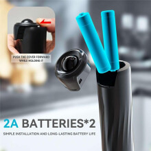 Milk Frother Wand Drink Mixer Handheld Frother Electric Whisk,  Blender and Electric Mixer Coffee Frother White