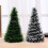 Mini desktop Christmas tree wool top decoration 1 piece 4