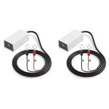 2X for Starlink 12V Battery Adapter with Step Converter Battery O Ring Cable to Female 12V-24V to 36V Booster