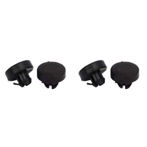 4 Pcs Black Boot Lid Hinge Stops Hood Clip Replace for  9-3 Convertible 12832495