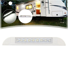 2X 9 LED Awning Light 12V 24V Waterproof 256mm Exterior Caravan Motorhome Strip Lamp White