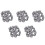 100 Pcs Copper 5mm Light Emitting Diode LED Holder Mount Panel Display 1