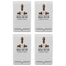 4X SW-S12 100W 110V/120V to 220V/240V Step- Down Voltage Transformer Converter Travel Dual Channel Power Converter