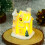 Kerstdorpje van hars met warm LED-licht 3