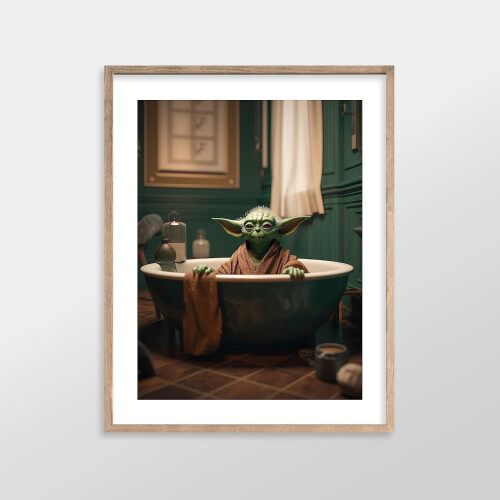 Star Wars Kunstdruck – Darth Vader im Vintage-Stil 1