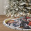 Weihnachtsbaumrock mit Fransen und Spitze, 76 cm 3