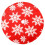Gestrickter Schneeflocken-Weihnachtsbaumrock 119 cm 2