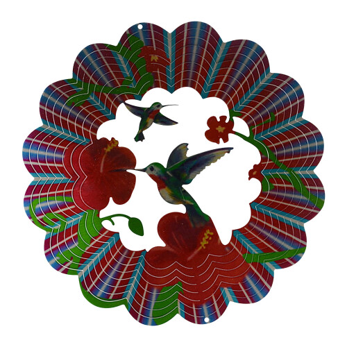 Rotierender Windspinner aus Edelstahl für den Garten 1