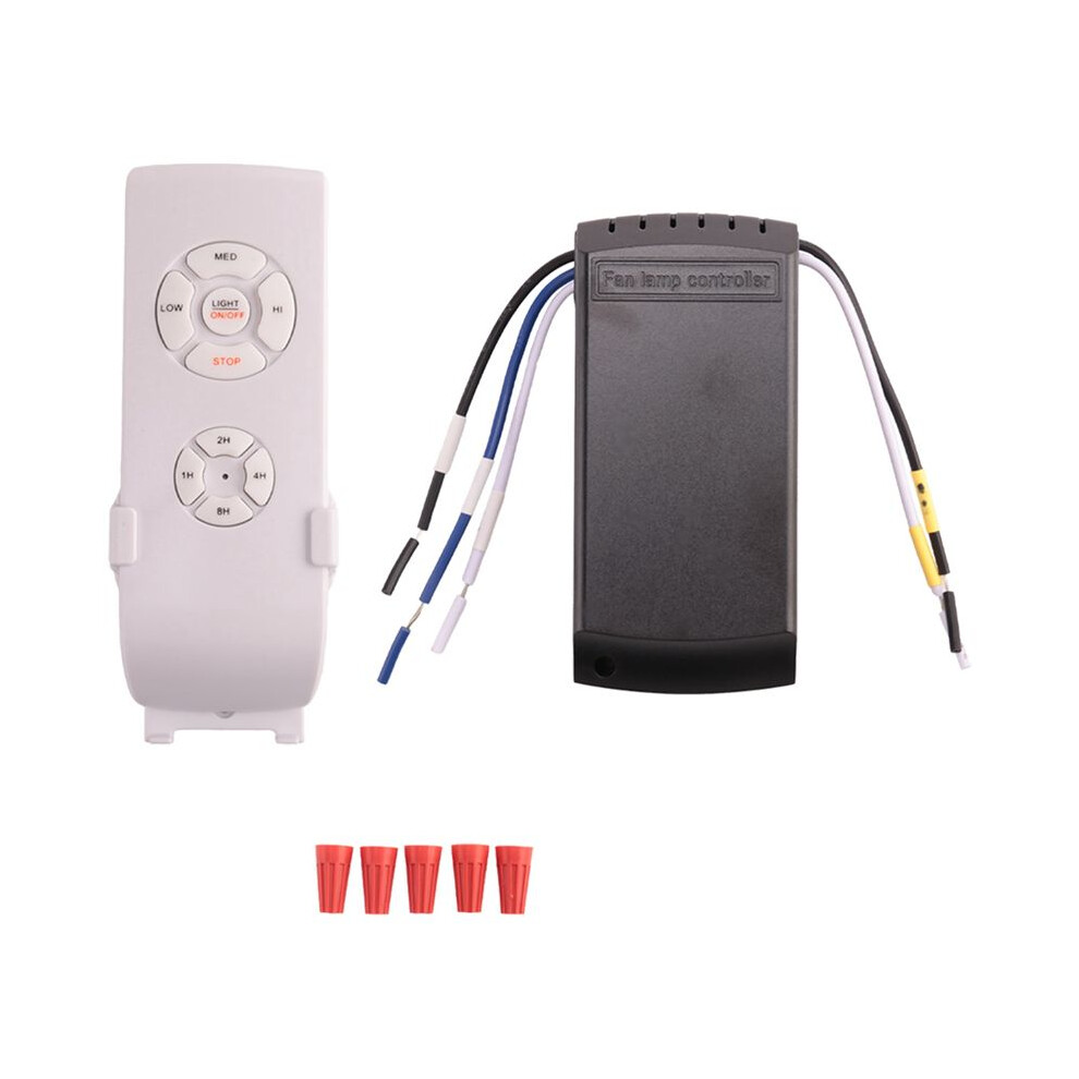 3X Universal Ceiling Fan Lamp Remote Control Kit Ac 220V Timing Setting Adjuste Wind Speed Transmitter Receiver 4713147213016