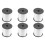 6 Roll Balloon Ribbon 225m 5mm for Wedding Party(White) 1