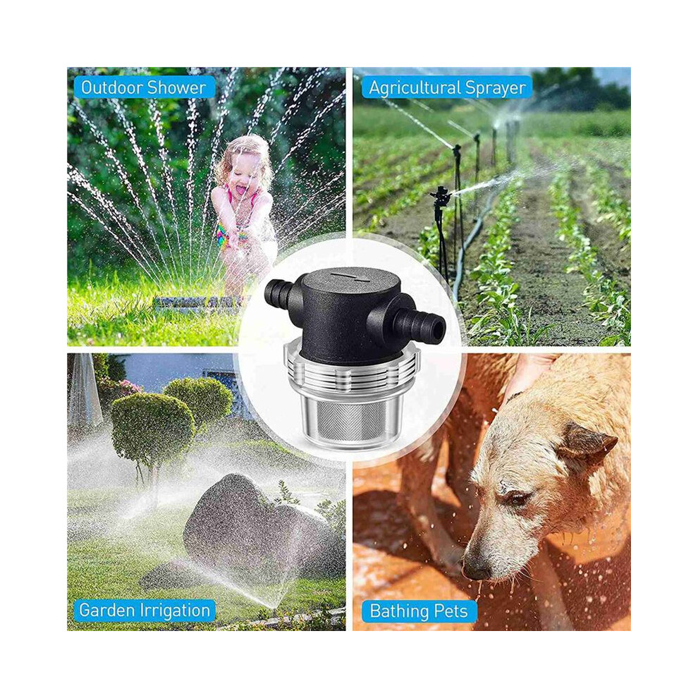 3X Water Pump Strainer,3/8 Inch Hose Barb In- Strainer Twist- Pipe Sprayer Filter For Water Pump 12V 80Psi 6033987324153