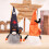 Lighted Halloween Gnome Plush Decor 2 PCS 7