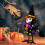 Enfeite de Halloween de pássaro, boneca de pelúcia de bruxa 3D, 1 peça 4