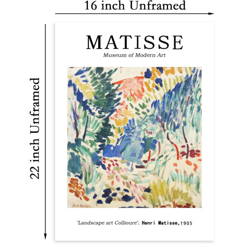 Εκτυπώσεις τοίχου Henri Matisse AEFER - Αφηρημένη εικόνα σε καμβά, Αφίσα τοπίου, Εκτύπωση 1