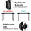 Table Leg Extenders for Folding Tables Straight/Bent Leg, Folding Table Leg Extensions, Heights Adjustable Risers 16PCS 3
